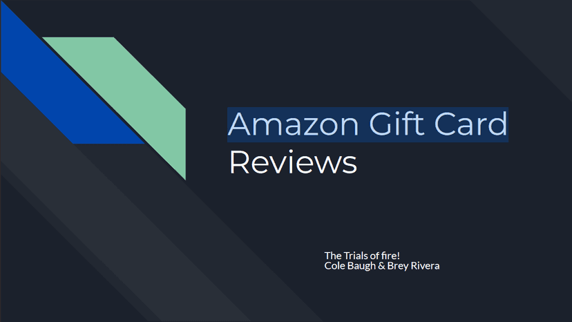 Amazon Gift Card Review