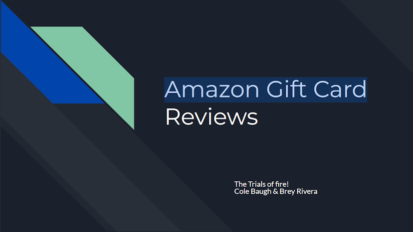 Amazon Gift Card Review